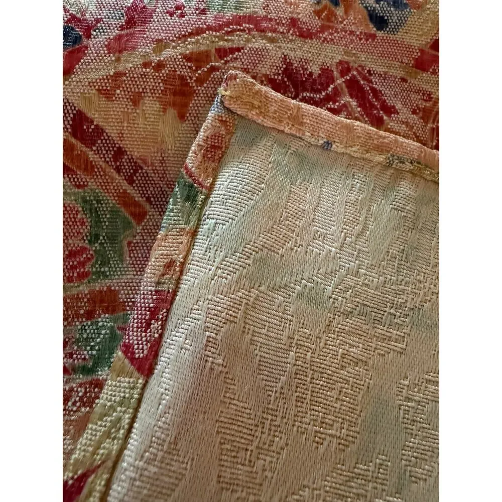 Vtg Jacquard Floral Damask Dinner Napkin 20x20, Lot 7 Shabby Chic Cottage Core